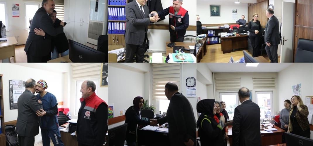 İl Müdürümüz İsa Kaplan, kurumumuz personelleri ile bayramlaşma programında bir araya geldi