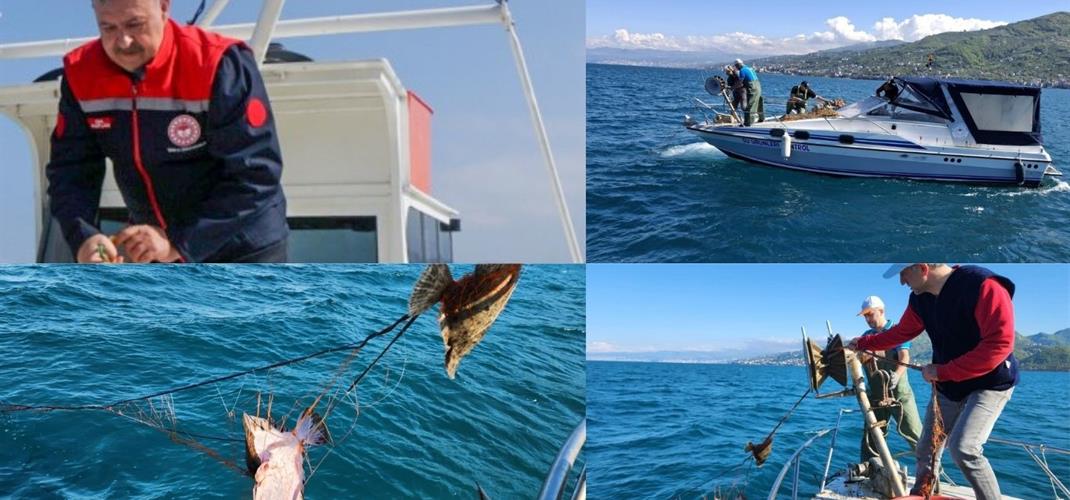 KALKAN AV YASAĞI DENETİMLERİNDE 3 BİN METRE AĞA EL KONULDU