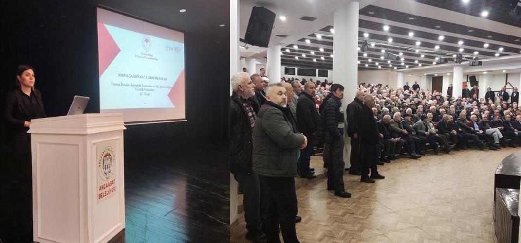 Kırsal Kalkınma Destekleri Yatırım Programı  Bilgilendirme  Toplantıları İl Genelinde Devam ediyor!